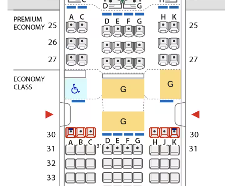 seat map Boeing 777